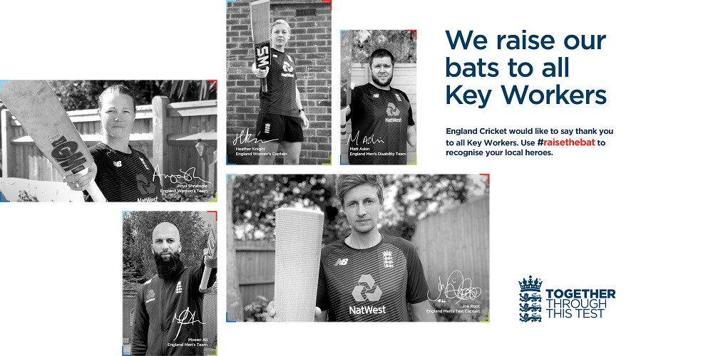ECB announces #raisethebat Test series