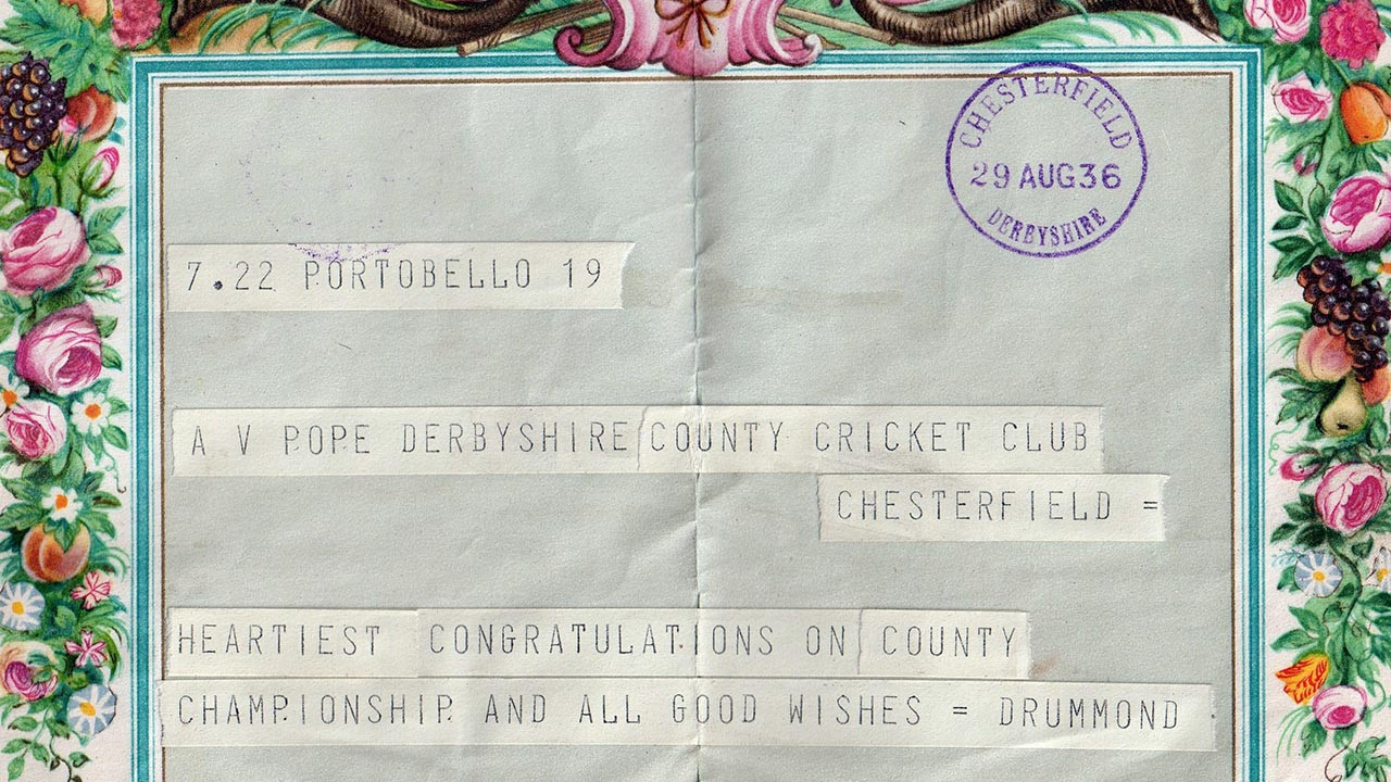 Heritage Insight: The 1936 County Championship win