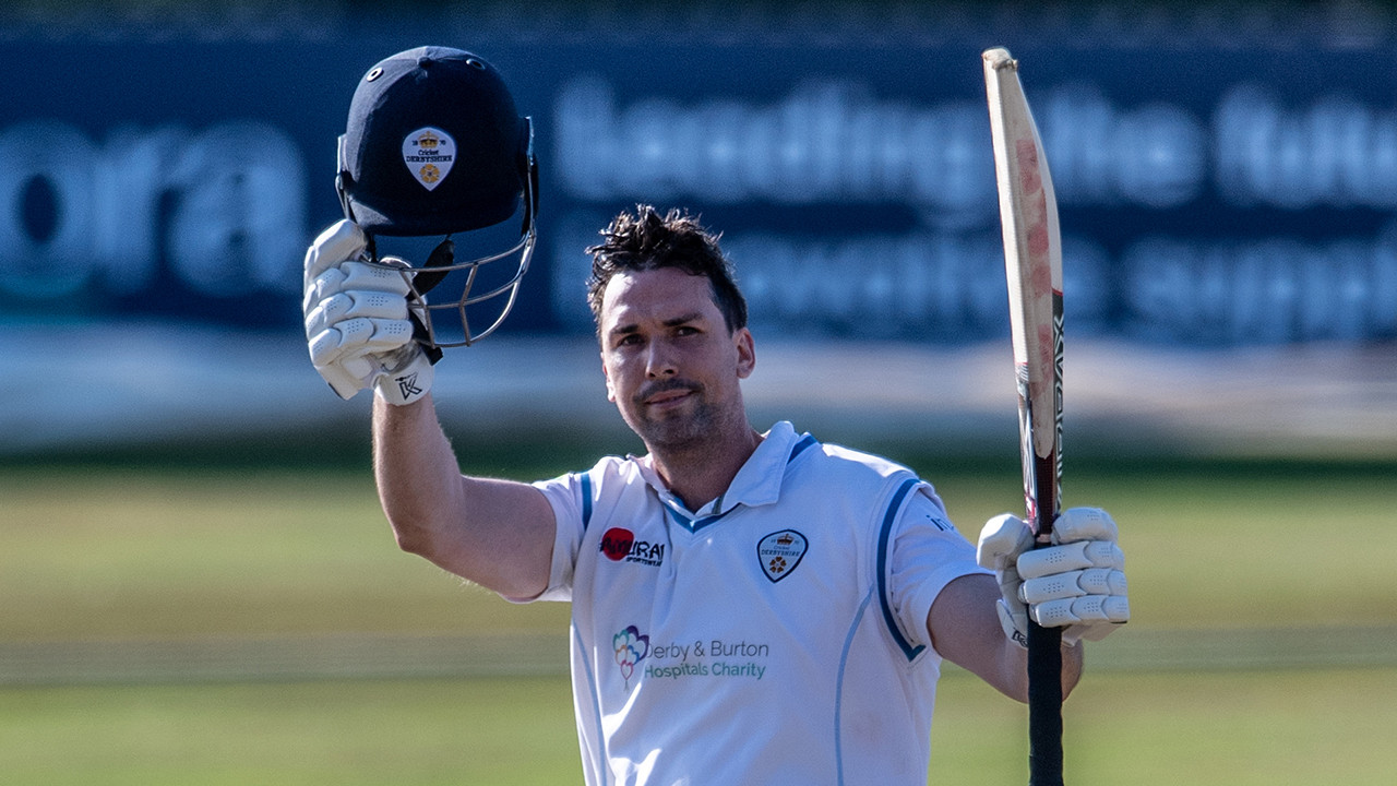 Godleman hits century as Derbyshire draw