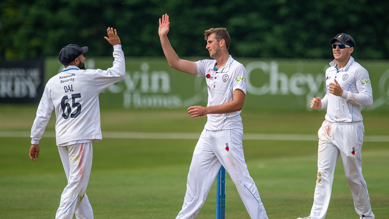 Work to do for Derbyshire after trio fall
