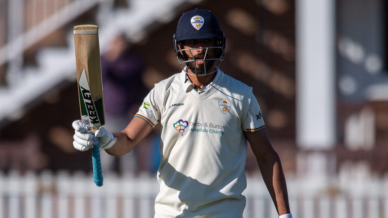 Masood makes history as Derbyshire pile on runs