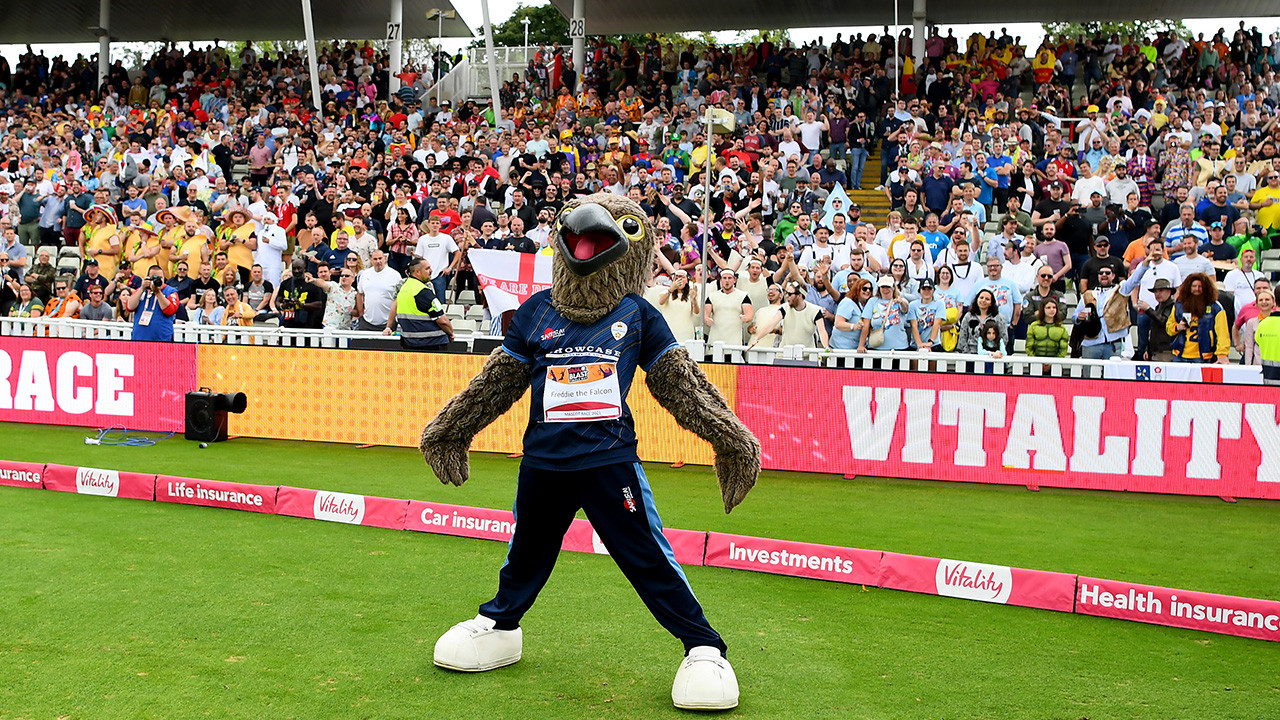 Support Freddie the Falcon on Finals Day!