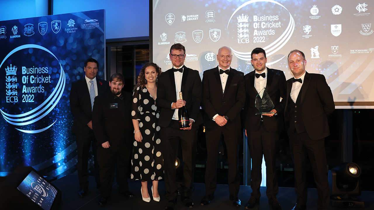 Derbyshire wins Best Spectator Experience Award for 2022
