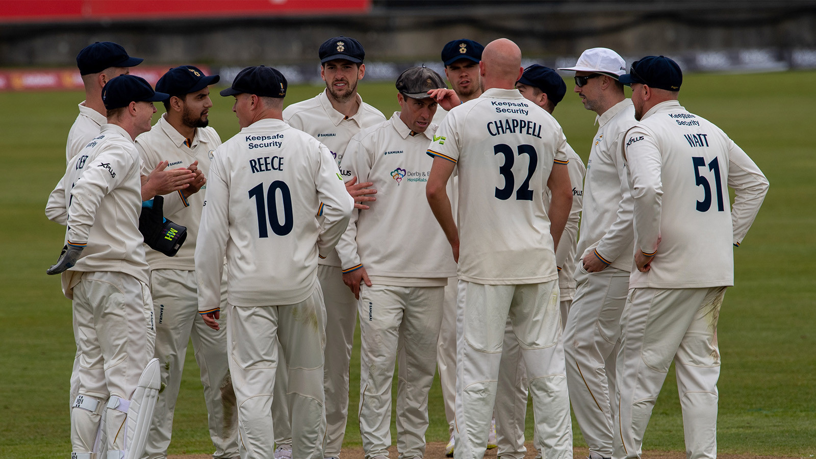 Derbyshire claim eight wickets on Day One