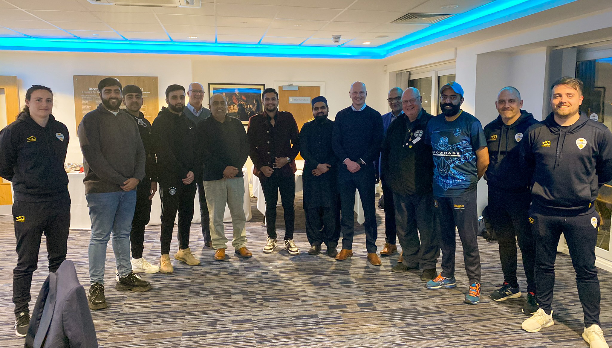 Haider Ali attends Iftar at The Incora County Ground