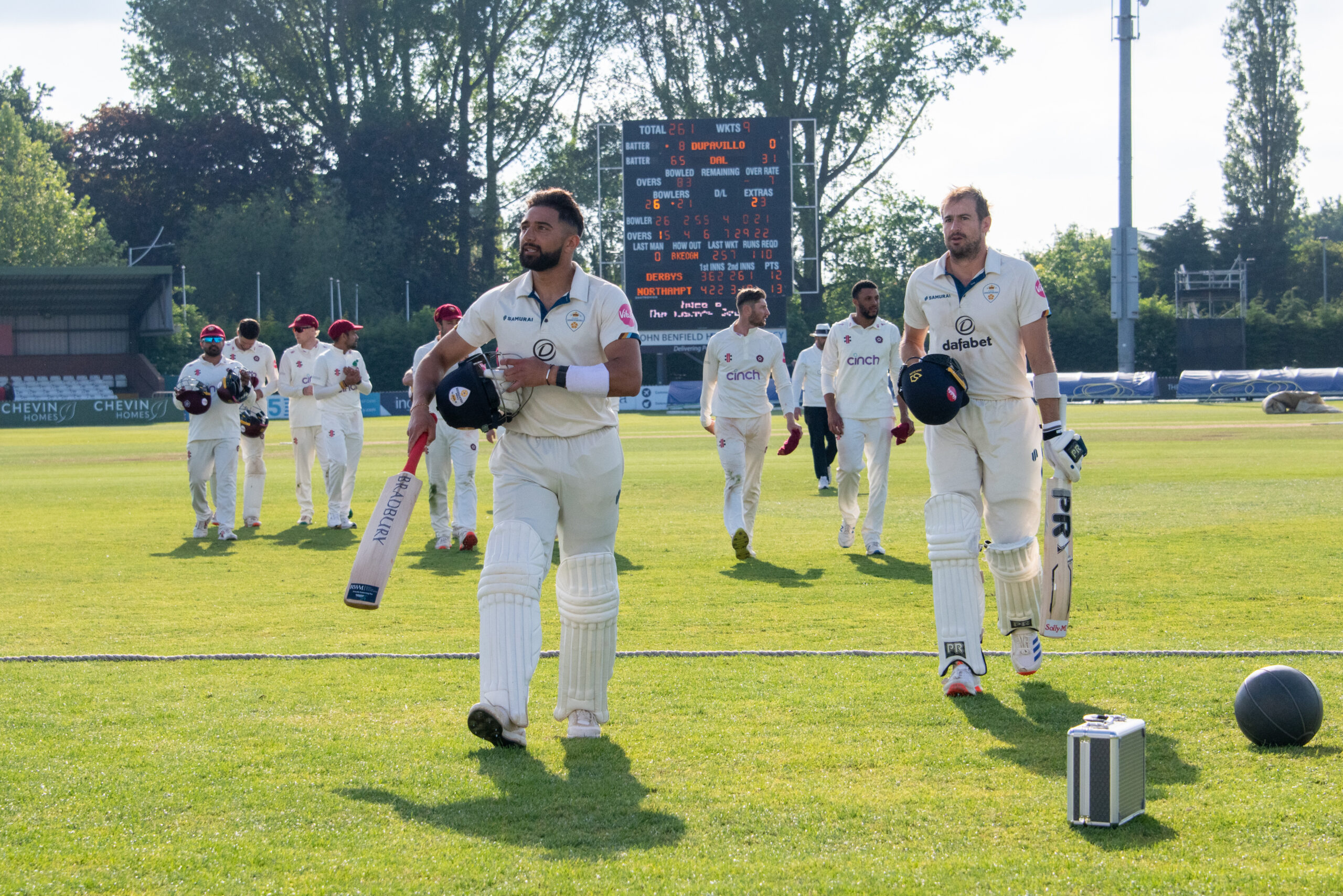 Chappell and Dal battling effort ensures draw against Northamptonshire