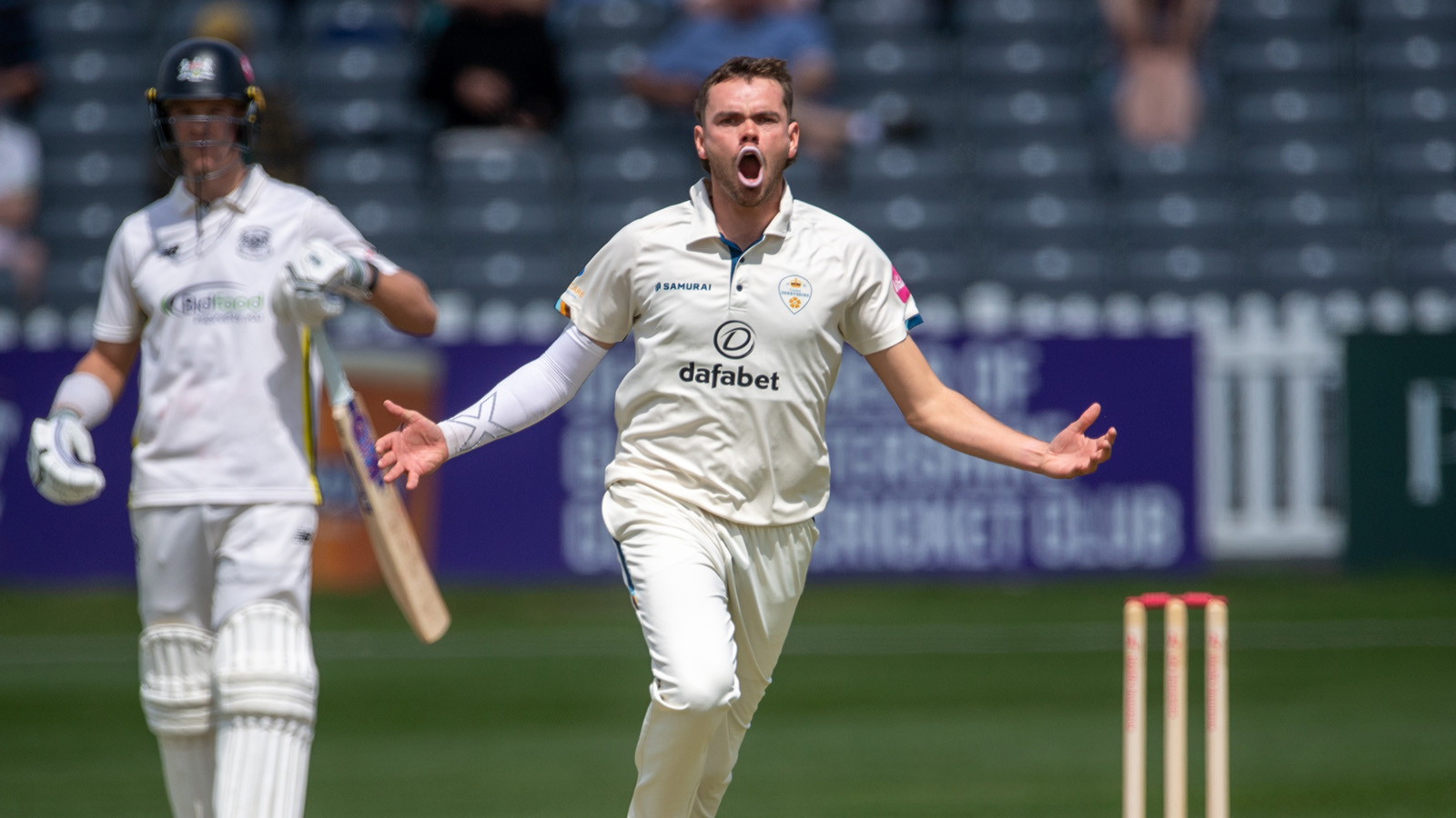 Derbyshire claim four wickets on Day Two