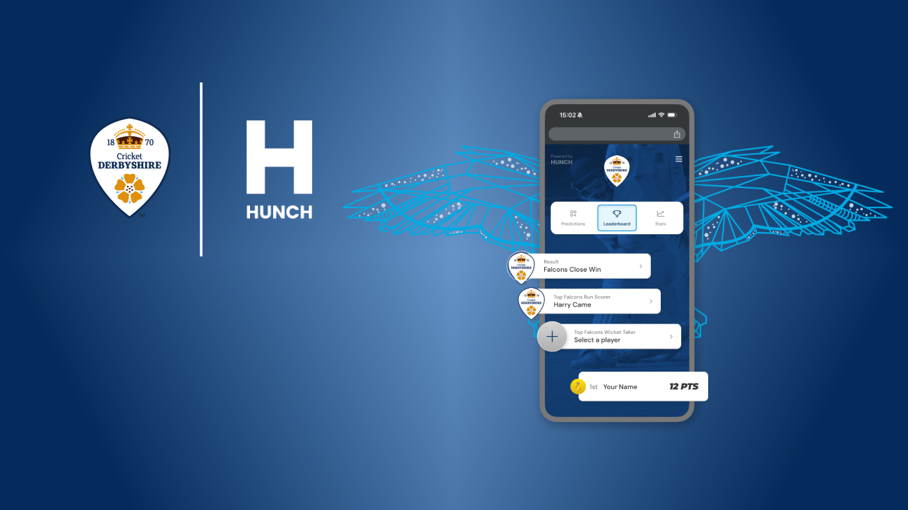Derbyshire partner with Hunch to launch Falcons Predictor