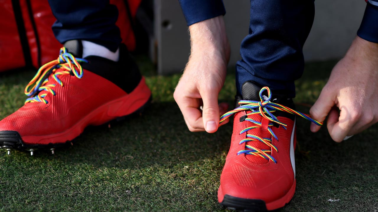 Cricket celebrates Rainbow Laces to support LGBTQ+ inclusion