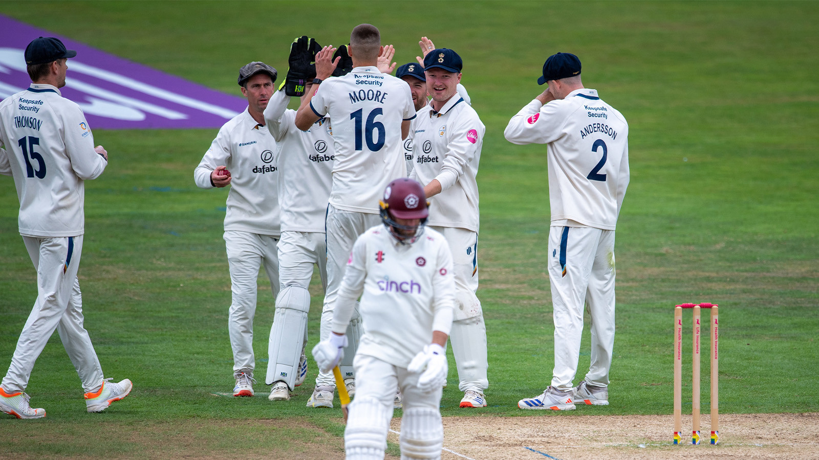 Hosts in control after tough Day Two