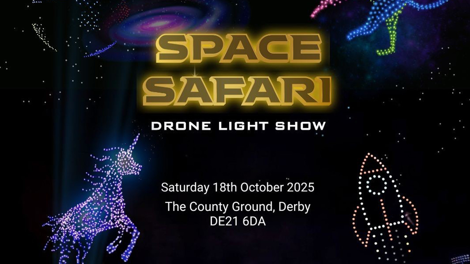 Space Safari Drone Show comes to Derby this October