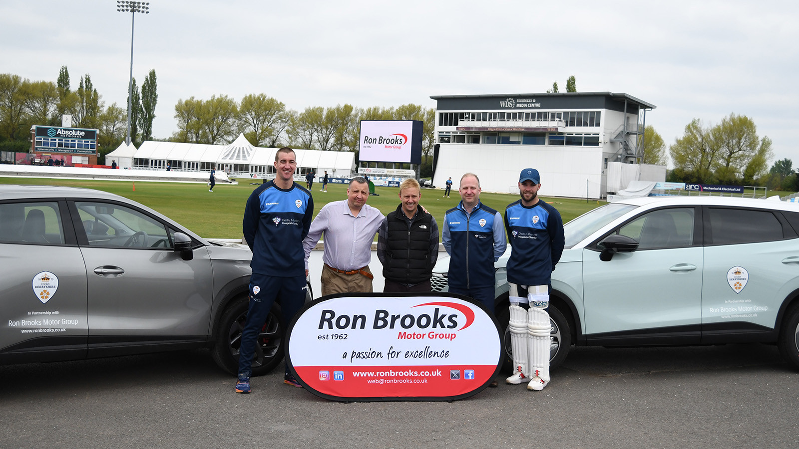 Derbyshire and Ron Brooks Motor Group extend partnership    