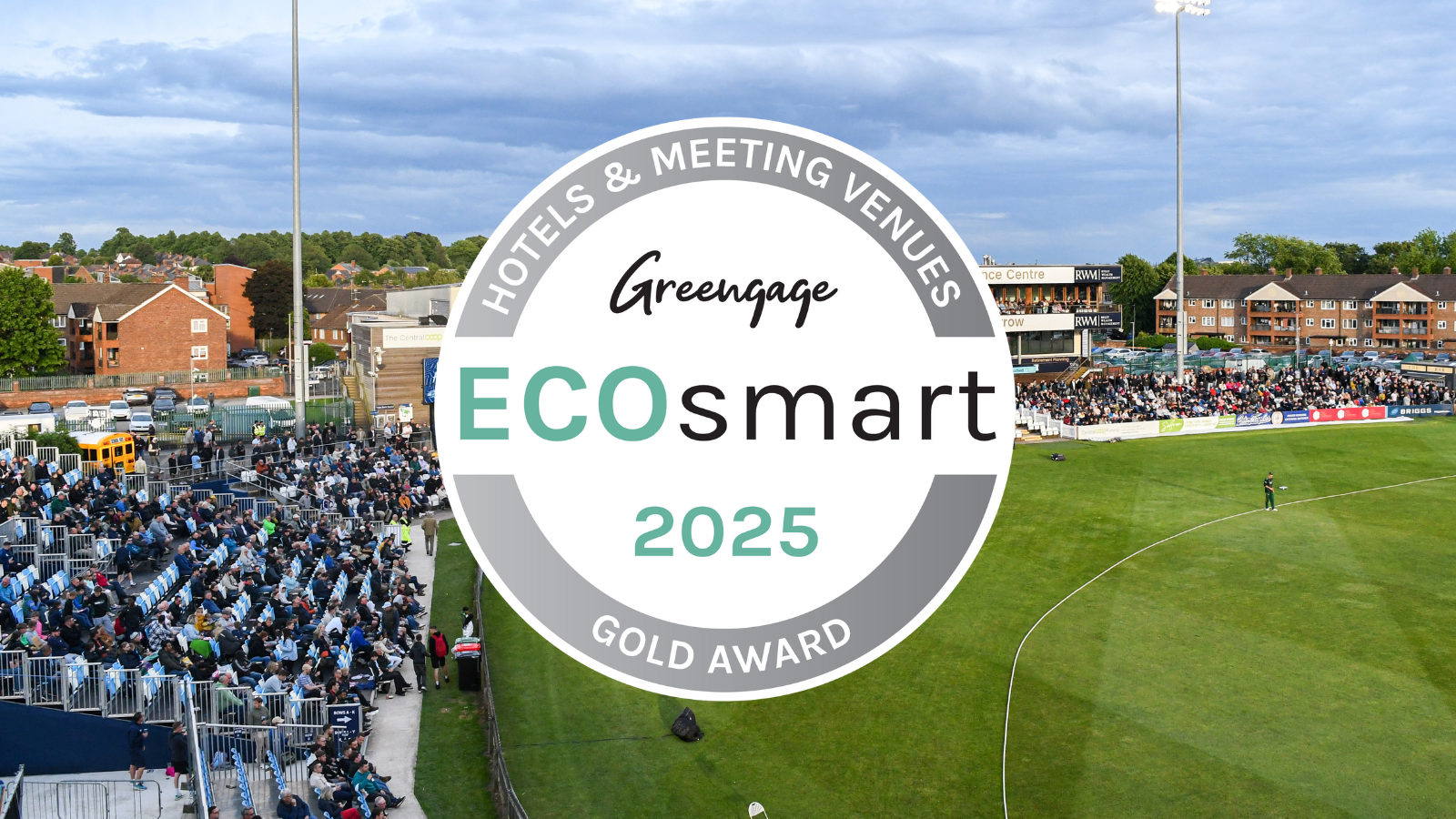 Derbyshire County Cricket Club Achieves ECOsmart Gold Award for Sustainability Excellence